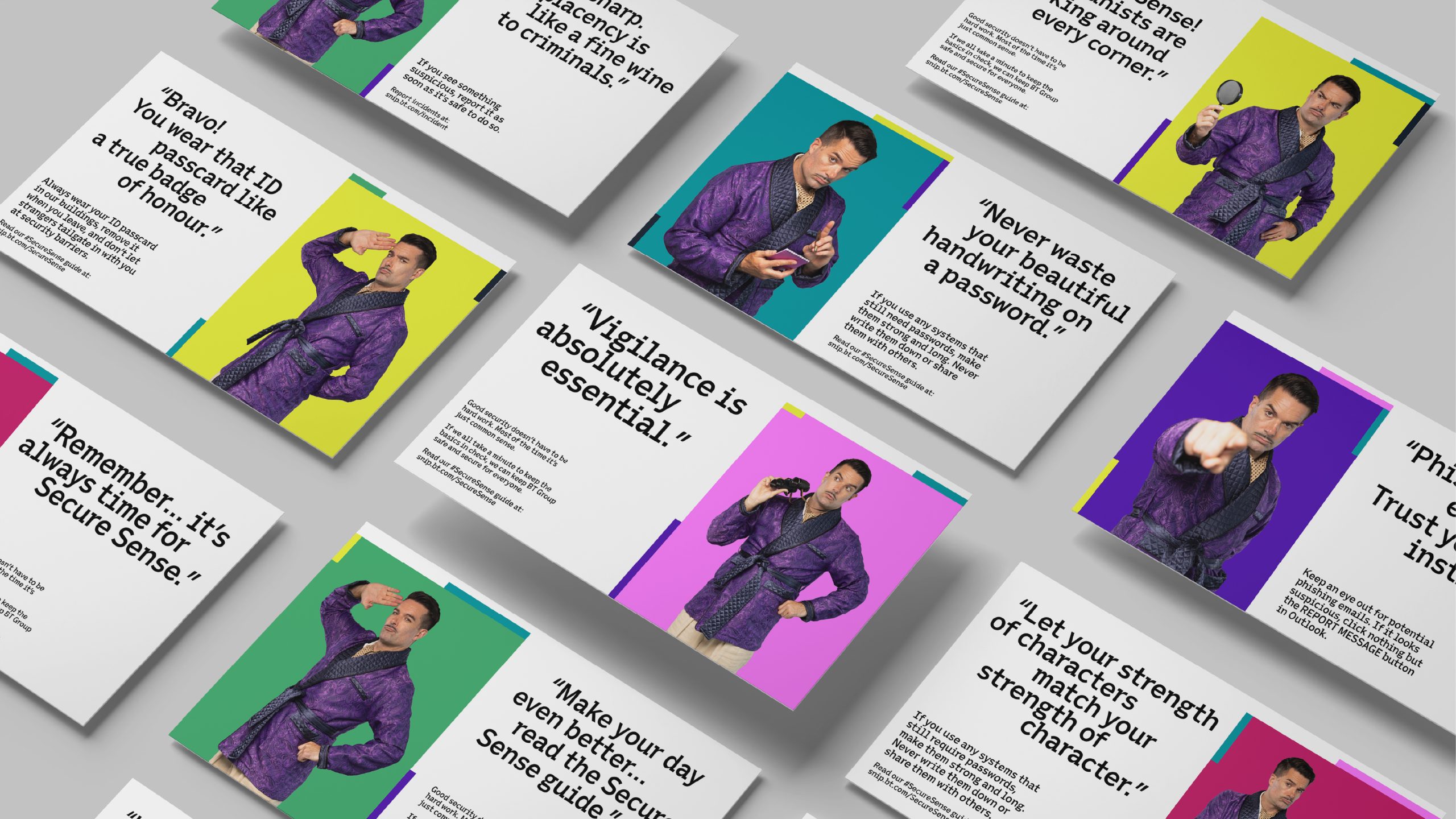 BT Secure Sense Poster Mosaic