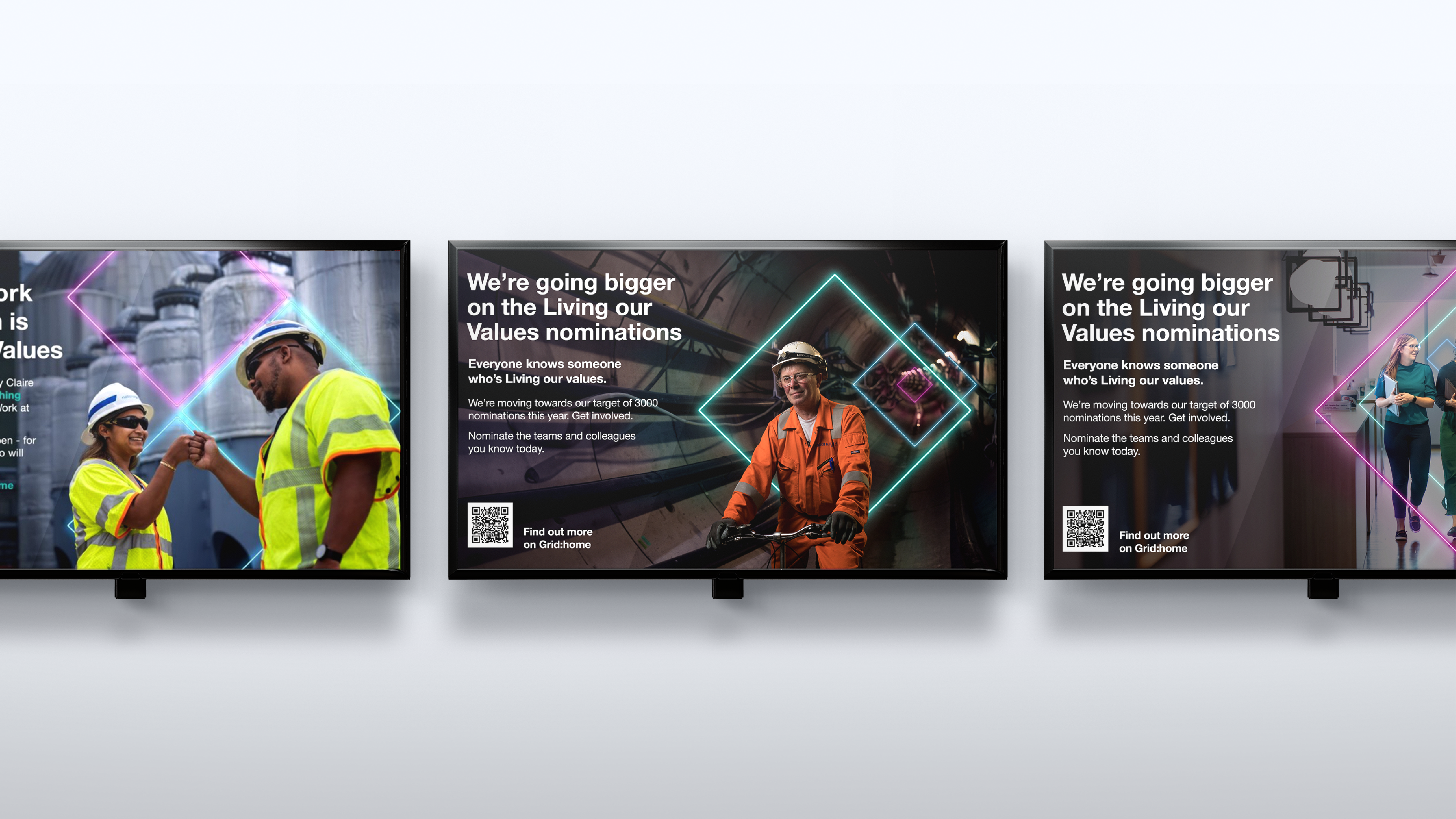 National Grid Digital Screens