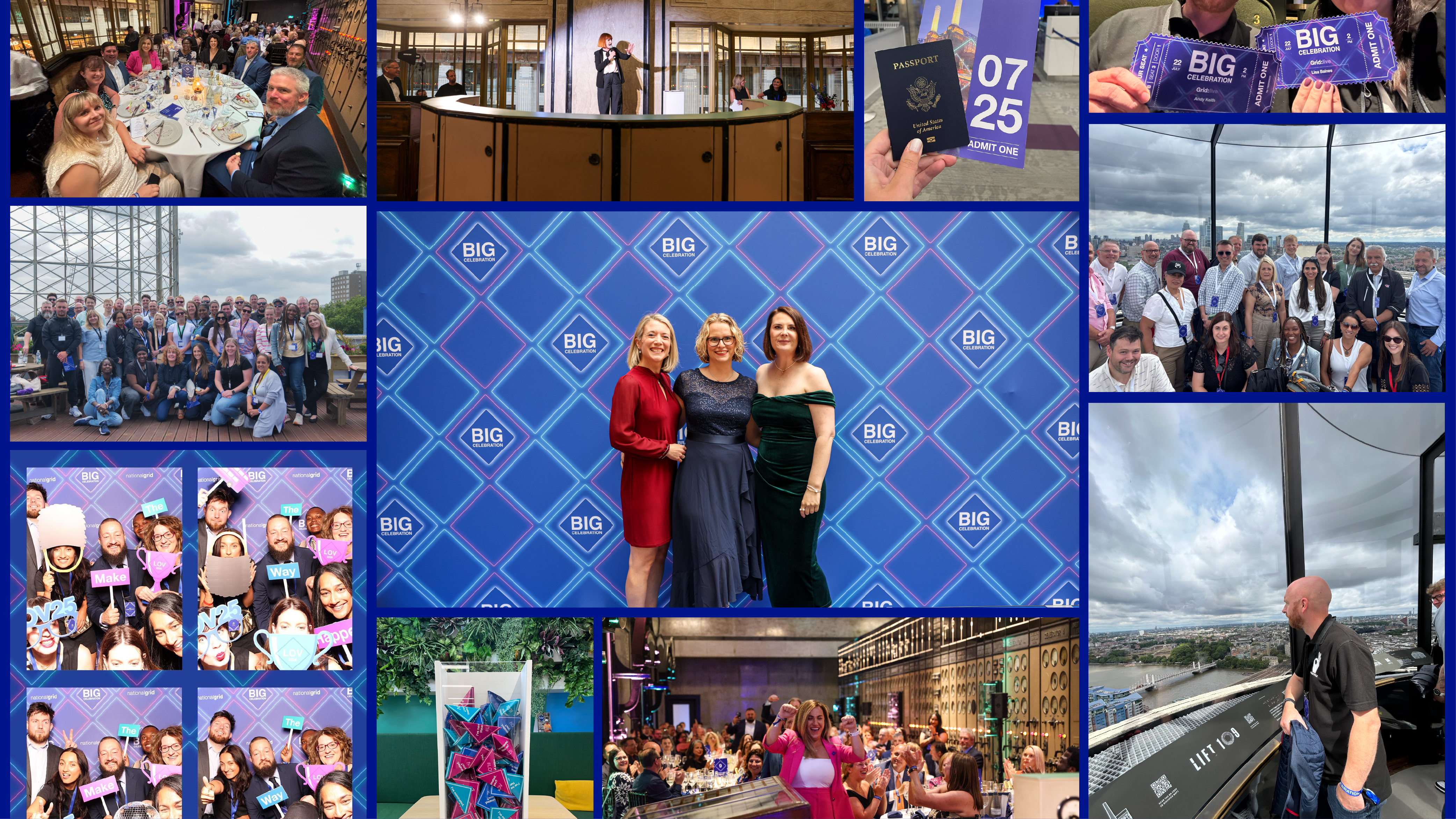 National Grid Event Collage
